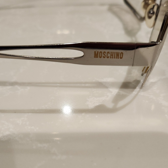 Throwback MOSCHINO 3182-S Metal Frame Double Rim Sunglasses Mase Italy 54-15-130 - Picture 5 of 9